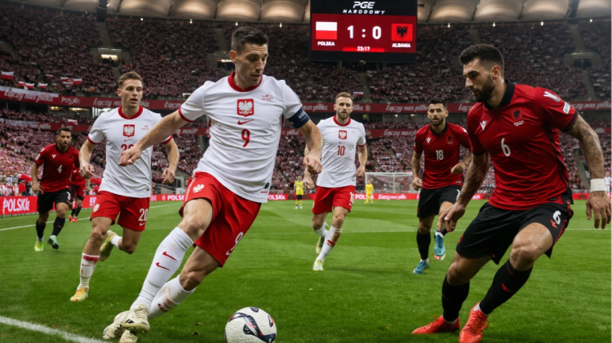 Dziś o godz. 20:45 Polska zagra z Albanią w meczu kwalifikacyjnym do mistrzostw świata 2026. Jaki padnie wynik na PGE Narodowym? 
[foto]47238[
