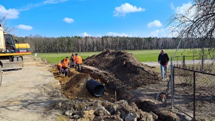 Ostrów Mazowiecka - Od 16 marca 2026 trwa przebudowa drogi gminnej na terenie ws