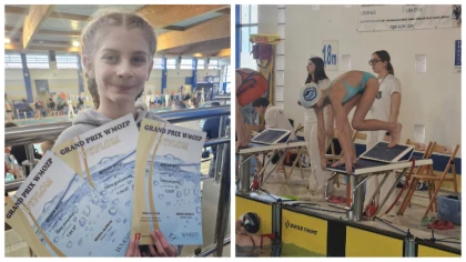 Zawodniczka PUKS-u Orka Ostrów Mazowiecka Alicja Spinek po r