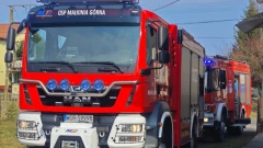 Pożar w Małkini Górnej. Interweniowały służby