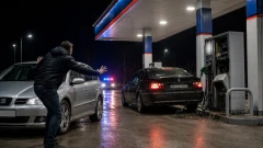 W Broku sceny jak z filmu. Nocny bohater stanął na drodze pijanej kierującej