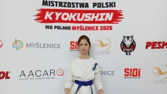 Lena Wójcicka walczyła w Myślenicach. Cenne doświadczenie na mistrzowskiej macie karate k…