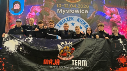 Ostrów Mazowiecka - Zawodnicy Mai Kickboxing Team zakończyli start w Mistrzostwa