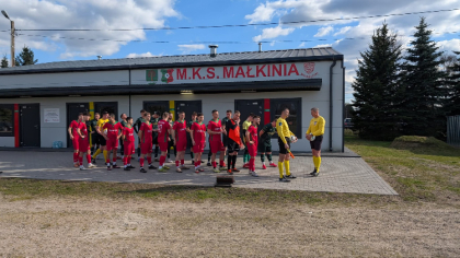 Ostrów Mazowiecka - MKS Małkinia wygrał u siebie z Podlasiem II Sokołów Podlaski