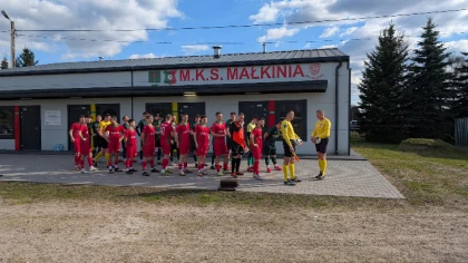 MKS Małkinia wygrał u siebie z Podlasiem II Sokołów Podlaski