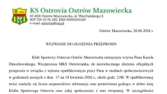 KS Ostrovia wzywa Karola Dmochowskiego do przeprosin
