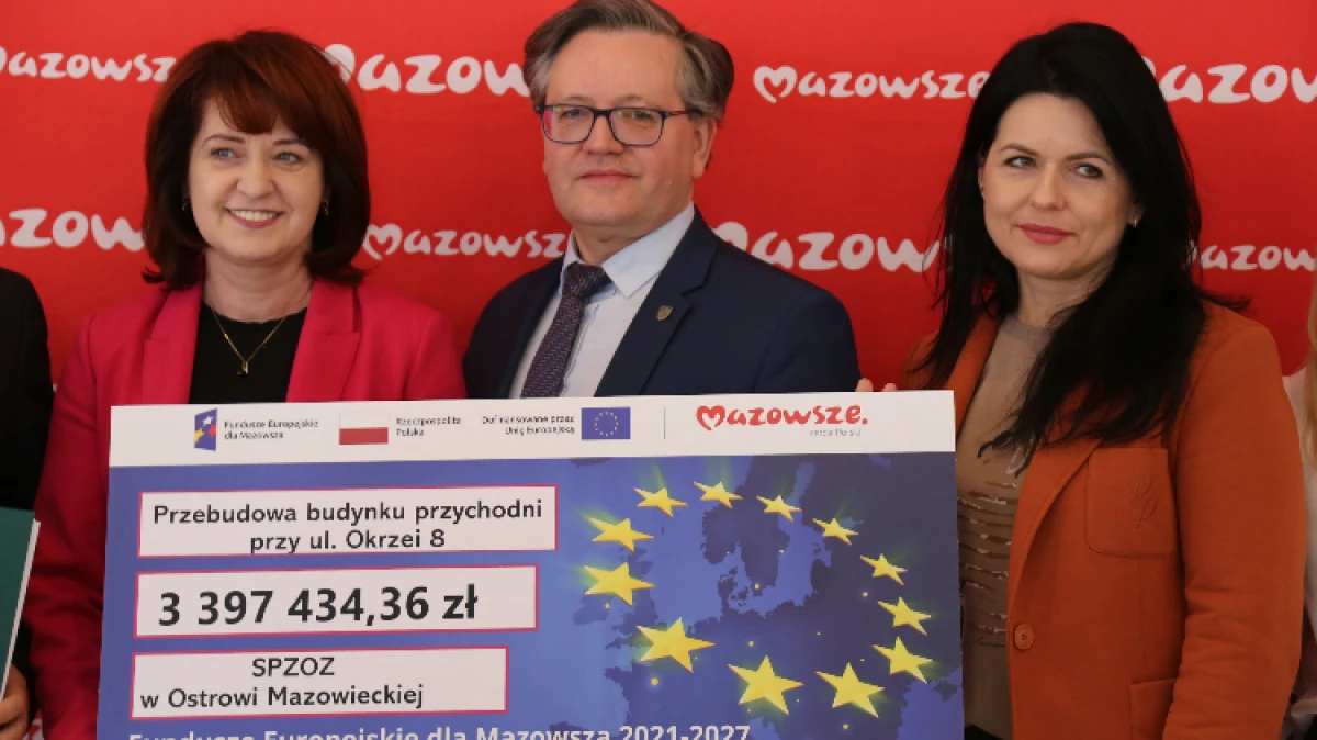 Ostrowski szpital dostał prawie 3,4 mln zł dofinansowania na modernizację przychodni w Ostrowi Mazowieckiej. 30 kwietnia 2026 dyrektor Artur Wnu