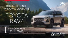 Premiera!  Dni Otwarte nowej Toyoty RAV4 w Carolina Toyota Ostrołęka.  Sprawdź specjalny …