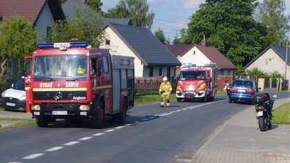 Groźnie wyglądało zdarzenie drogowe z udziałem motocyklistki