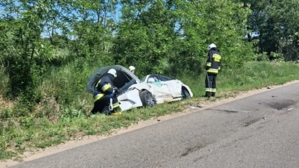 Trzy samochody osobowe uczestniczyły w zdarzeniu drogowym w 