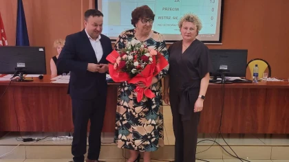 Rada Gminy Andrzejewo udzieliła wójt Beacie Ponichterze wotu