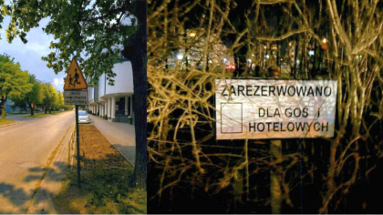 Ostrów Mazowiecka - Parkowanie przy budynku MOSiR przy ul. Warchalskiego w Ostro