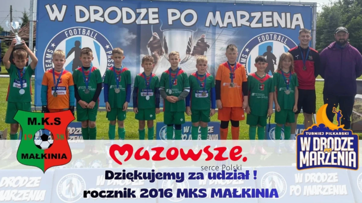 W Wąsewie i Małkini Górnej rozegrano VIII edycję Turnieju Piłkarskiego "W Drodze po Marzenia". Przez 2 dni na boiskach rywalizowało 39 druży