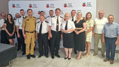 Ostrów Mazowiecka - Strażacy ochotnicy z gminy Zaręby Kościelne podsumowali pięć