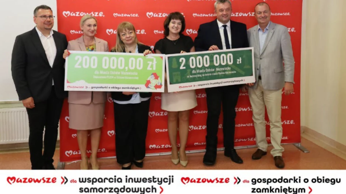 16 lipca 2026 r. w Delegaturze Urzędu Marszałkowskiego Województwa Mazowieckiego w Ostrołęce podpisano dwie umowy o udzielenie pomocy finansow