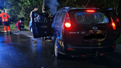 Ostrów Mazowiecka - Wszystko wydarzyło się w ciągu kilku sekund. Nagranie z kame