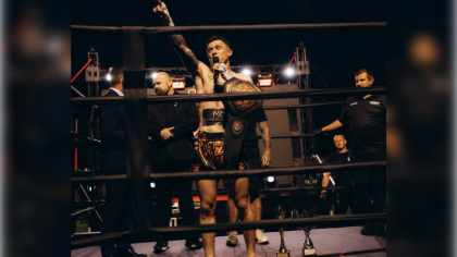 Ostrów Mazowiecka - Marcin Majewski, prezes, trener i zawodnik Maja Kickboxing T