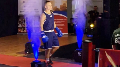 Ostrów Mazowiecka - Szymon Rosiński z UKS Wojownik Ostrów Mazowiecka wystąpił w 