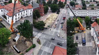 Ostrów Mazowiecka - Dziesięć zbiorników retencyjnych o łącznej pojemności 2320 m