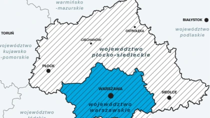 Pomysły na zmiany na mapie województw w Polsce pojawiają się
