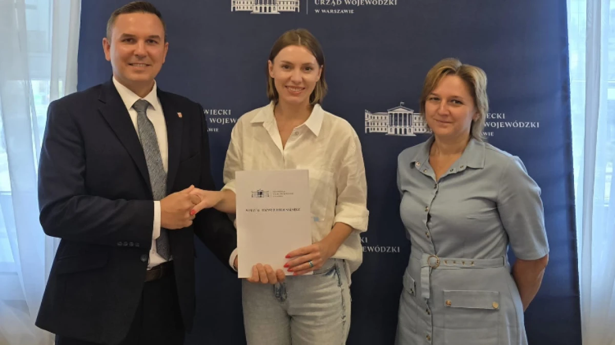 17 sierpnia 2026 w Mazowieckim Urzędzie Wojewódzkim w Warszawie burmistrz Sebastian Oczkowski podpisał umowę w sprawie przyznania gminie Brok d