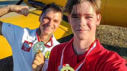 Adam Rodaszewski – uczeń klasy IITML w duecie z Rafałem Błas