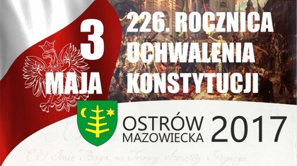 Ostrów Mazowiecka - Tradycyjnie po mszy świętej za ojczyznę na placu Wolności od