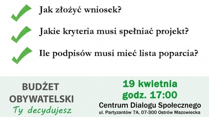 Ostrów Mazowiecka - W siedzibie Centrum Dialogu Społecznego, znajdującego się pr