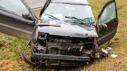 Ostrów Mazowiecka - Na trasie Ostrów Mazowiecka - Różan doszło do wypadku drogow