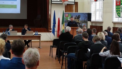 Ostrów Mazowiecka - Okazją do omówienia stanu bezpieczeństwa na terenie powiatu 