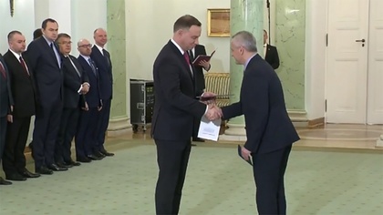 Ostrów Mazowiecka - Prezydent Andrzej Duda powołał Marka Zagórskiego na stanowis