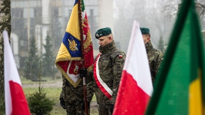 Ostrów Mazowiecka - Wójt gminy Ostrów Mazowiecka i dowódca 22 Wojskowego Ośrodka