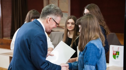 Ostrów Mazowiecka - Starosta powiatu ostrowskiego Zbigniew Kamiński po raz kolej