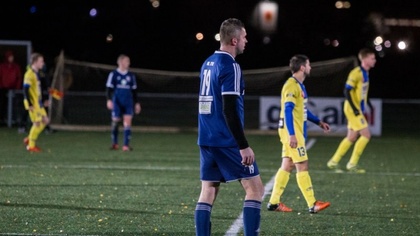 Ostrów Mazowiecka - Piłkarze Iskry Zaręby Kościelne przygotowujący się do rundy 