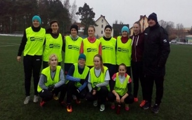 Ostrów Mazowiecka - Piłkarki KS Ostrovia w sparingowym spotkaniu w Ostrołęce pok