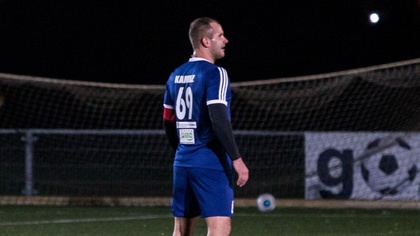 Ostrów Mazowiecka - Grający szkoleniowiec Iskry Zaręby Kościelna Kamil Małkiński