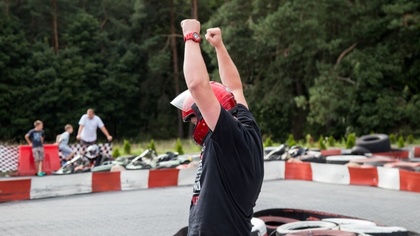 Ostrów Mazowiecka - Dużo emocji dostarczyła rywalizacja w I Grand Prix w Karting