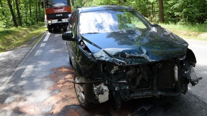 Ostrów Mazowiecka - Wymuszenie pierwszeństwa było przyczyną zdarzenia drogowego 