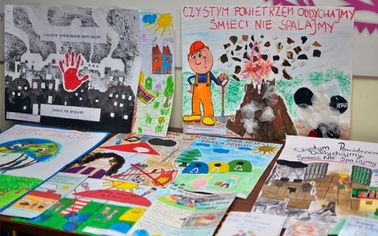 Ostrów Mazowiecka - Plakat z hasłem, ulotka edukacyjna, a nawet wiersz - z takim