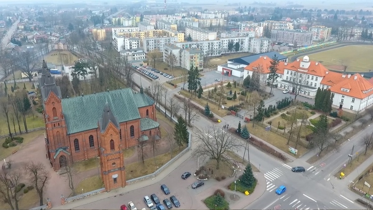 Ostrów Mazowiecka z lotu ptaka (wideo) Ostrów Mazowiecka