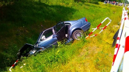 Ostrów Mazowiecka - Wypadek na drodze DW 627 pomiędzy Małkinią a Kosowem Lackim,