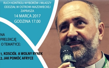Ostrów Mazowiecka - Ostrowski oddział Ruchu Kontroli Wyborów i Władzy zaprasza n