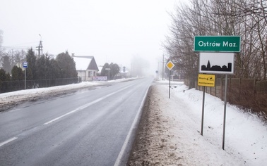 Ostrów Mazowiecka - Na Podlasiu i Suwalszczyźnie słabe opady śniegu. Poza tym po