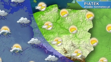 Ostrów Mazowiecka - W piątek w województwach zachodnich i centralnych mogą pojaw