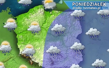 Ostrów Mazowiecka - Tej nocy nad Polskę wtargnął niż, który będzie przyczyną nag