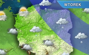 Ostrów Mazowiecka - We wtorek opady śniegu na północnym wschodzie, może im towar
