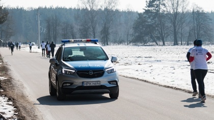 Ostrów Mazowiecka - Ostrowscy policjanci po raz kolejny promowali bezpieczeństwo