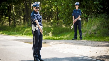Ostrów Mazowiecka - Ostrowscy mundurowi oraz policjanci z posterunków policji wł
