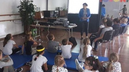 Ostrów Mazowiecka - Dzieci uczestniczące w półkoloniach Miejskiego Domu Kultury 