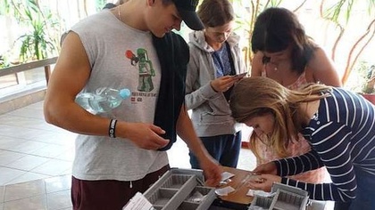 Ostrów Mazowiecka - Młodzież wypoczywającą w ośrodku 